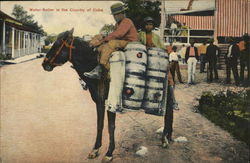 Water-Seller Cuba Postcard Postcard