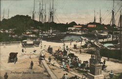 Trafalgar Square Bridgetown, Barbados Caribbean Islands Postcard Postcard