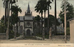 English Cathedral Port of Spain, Trinidad Caribbean Islands Postcard Postcard