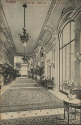 Majestic Hotel - Grand Hall Postcard