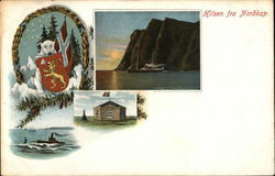 Greetings from Nordkap Norway Postcard Postcard