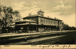 Train Station Wabern, Germany Postcard Postcard