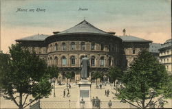 Theater Mainz am Rhein, Germany Postcard Postcard