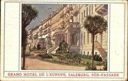 Grand Hotel de L'Europe Salzburg, Austria Postcard Postcard