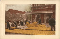 Cheese Market Alkmaar, Netherlands Benelux Countries Postcard Postcard