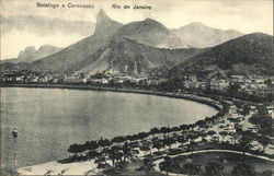 Botafogo e Corcovado Postcard