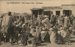 Place Djema el Fena Marrakesh, Morocco Africa Postcard Postcard