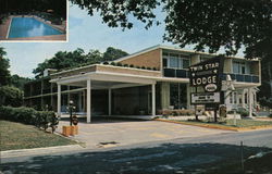 Twin Star Lodge Biloxi, MS Postcard Postcard Postcard