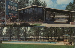 Folkston Motel Georgia Postcard Postcard Postcard