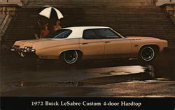 1972 Buick LeSabre Custom 4-Door Hardtop Postcard