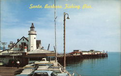 Santa Barbara Fishing Pier California Postcard Postcard Postcard