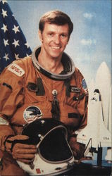 Astronaut Joe H. Engel Postcard