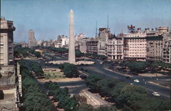 Argentina--View of Avenue Postcard