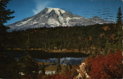 Mount Rainier and Reflection Lake Postcard