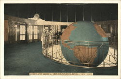 The Lobby of the News Building Postcard