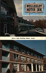 Wellesley Motor Inn Massachusetts Postcard Postcard Postcard