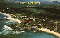 View of Piopu Beach Hotel Kauai, HI Postcard Postcard Postcard