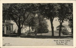 Dutch Tourist Cabins Postcard