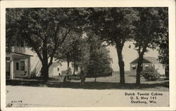 Dutch Tourist Cabins Oostburg, WI Postcard Postcard Postcard