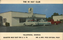 The Hi Hat Club Tallapoosa, GA Postcard Postcard Postcard