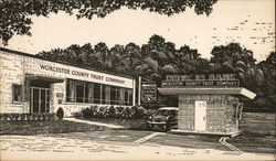 Lincoln Plaza Office and Drive-In, Worcester County Trust Company Postcard