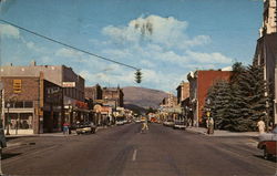 Main Street Anaconda, MT Postcard Postcard Postcard