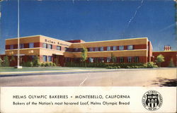 Helms Olympic Bakeries Montebello, CA Postcard Postcard Postcard