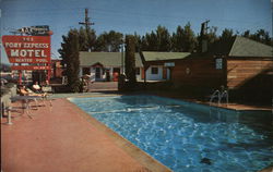 Pony Express Motel Postcard