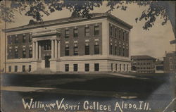 William & Vashti College Postcard