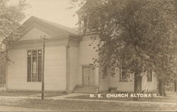 M.E. Church Altona, IL Postcard Postcard Postcard