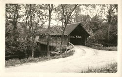 Bridge at Campton Hallow, NH Postcard