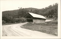 Covered Bridge, Upper Magalloway Valley Postcard