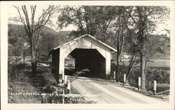 Clapp Covered Bridge Postcard