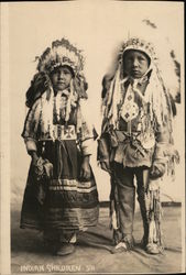 Indian Children Postcard