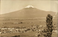 Partial view of Cholula and Popcatepetl Volcano Puebla, Mexico Postcard Postcard Postcard