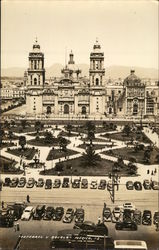 Catedral Y Zocalo Mexico City, Mexico Postcard Postcard Postcard