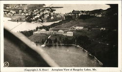 Aeroplane View, Rangeley Lakes Maine Postcard Postcard Postcard