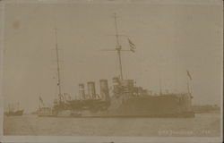 H.M.S. Boadicea Postcard