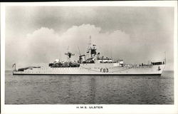 H.M.S. Ulster Postcard