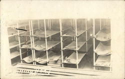 Racked and Stacked Sleeping Quarters Navy Postcard Postcard Postcard