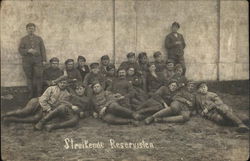 Streikende Reservisten - Striking Reservists Postcard