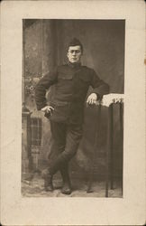 Portrait of Soldier Postcard