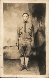 Portrait of Soldier Postcard