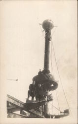 Bird's Nest on Ship Postcard