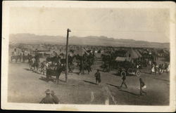 Military Tent Camp Postcard