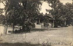 House on Lake Postcard