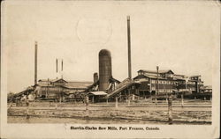 Shevlin-Clarks Saw Mills Postcard