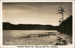 Alona Bay, Harmony Beach Inn Goulais Bay, ON Canada Ontario Postcard Postcard Postcard