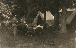 Life at Camp Military Postcard Postcard Postcard