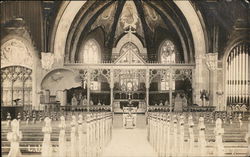 Lehigh University Asa Packer Memorial Chapel, Interior Postcard